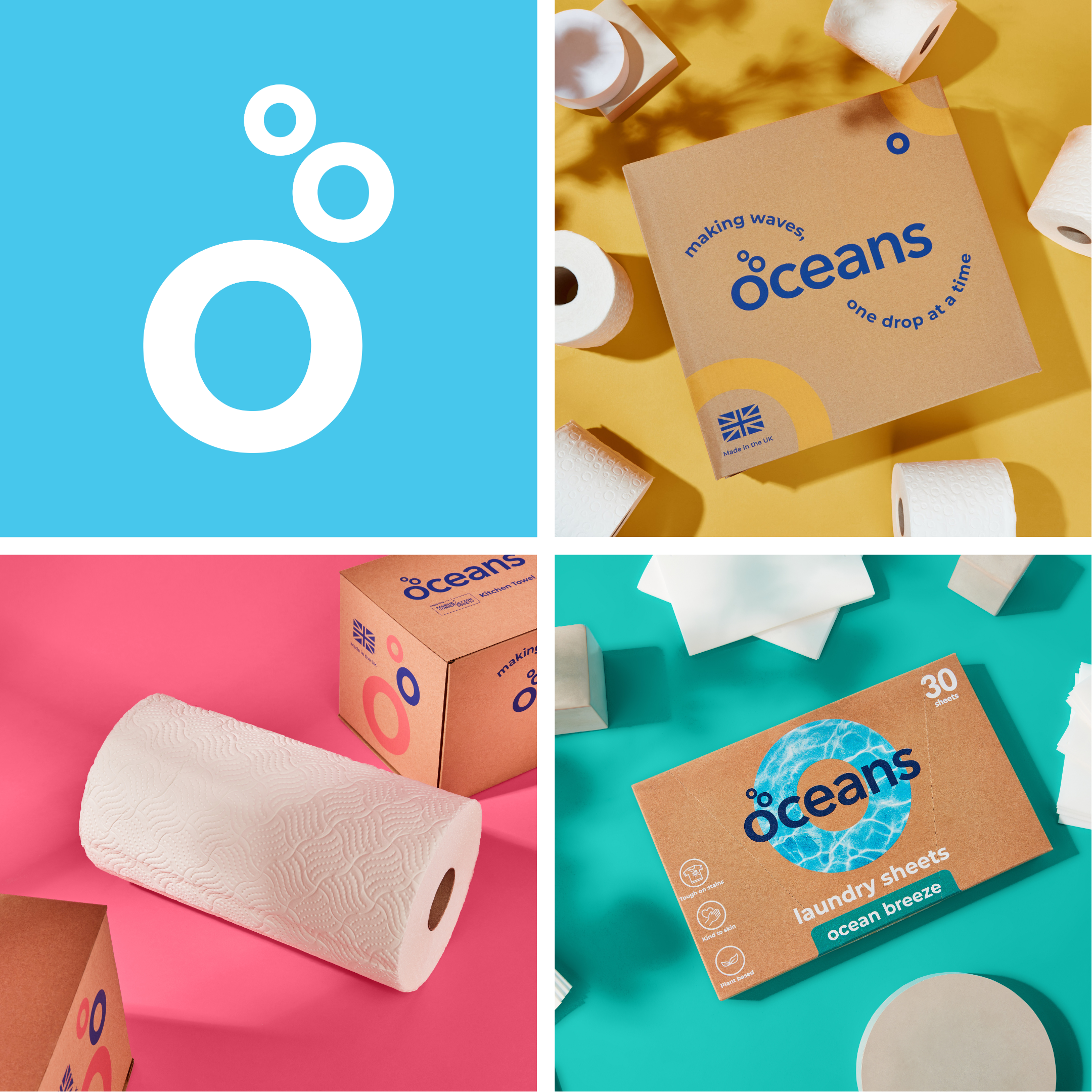 Collection of Oceans sustainable products